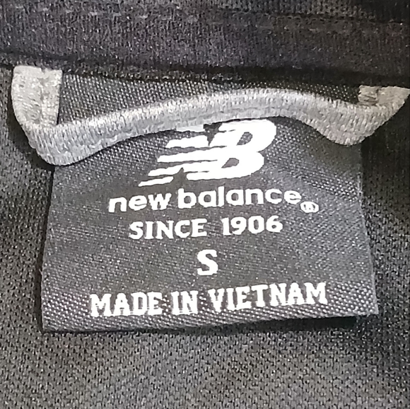 New Balance sz S Heathered Gray Lightweight Quarter Zip Pullover Lined Jacket - Picture 4 of 15